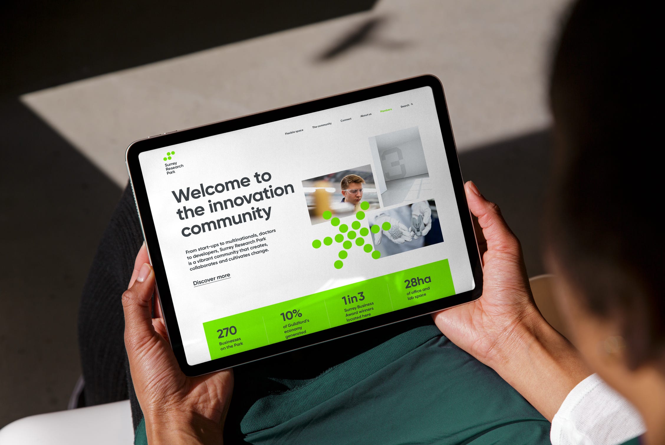 Surrey Research Park branding image 5